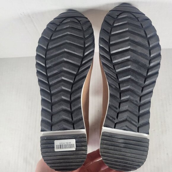 Onyx Beige Women Stretch Knit Slip-On Sneakers Size 38 US 7/7.5 - Picture 6 of 8